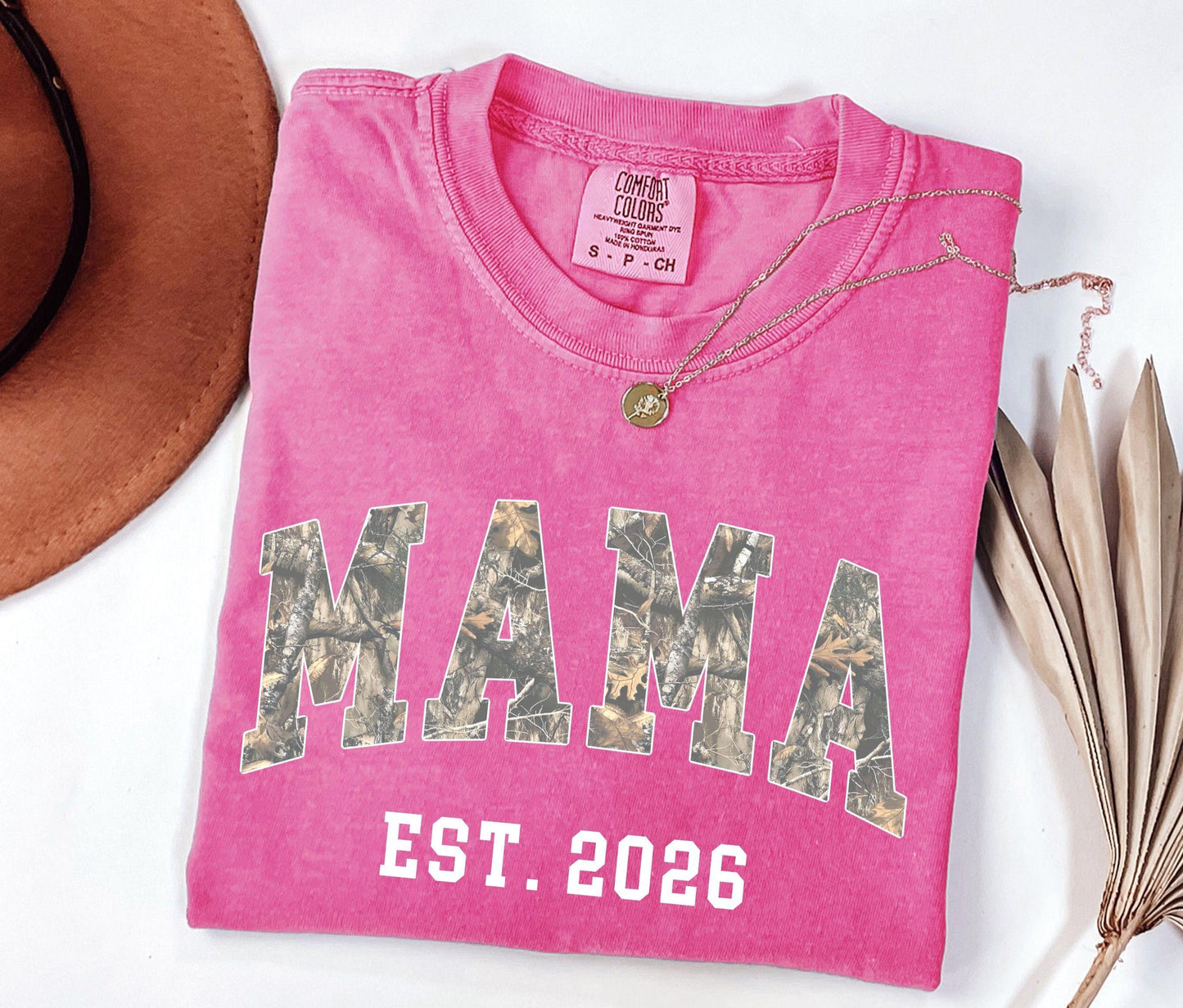 Custom Camo Mama Dad Shirt