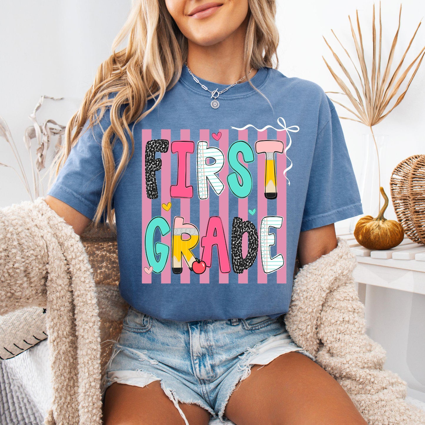 First Grade Teacher Shirt