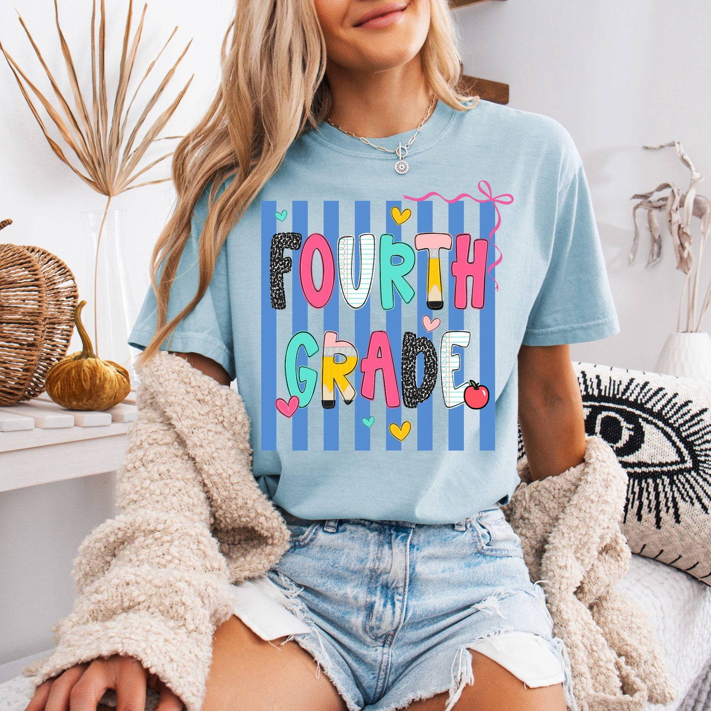 Fourth Grade Teacher Shirt
