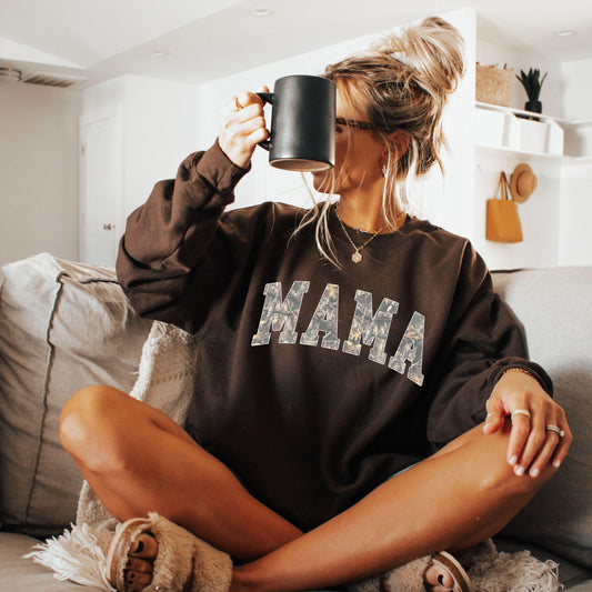 Custom Mama Camo Sweatshirt