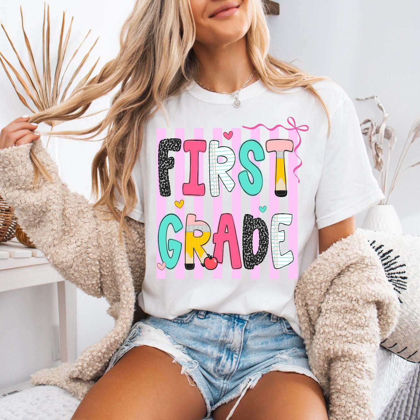 First Grade Teacher Shirt