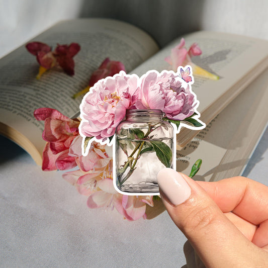 Peonies Sticker