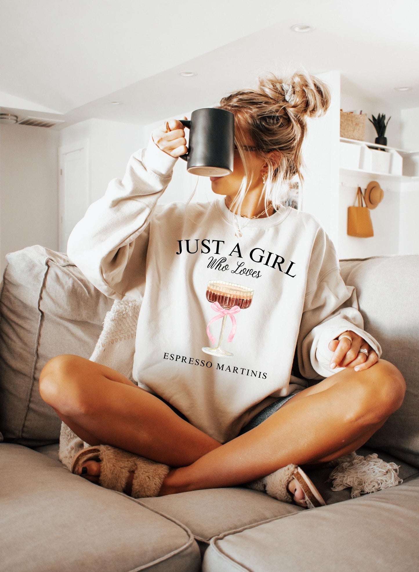 Just A Girl Sweatshirt
