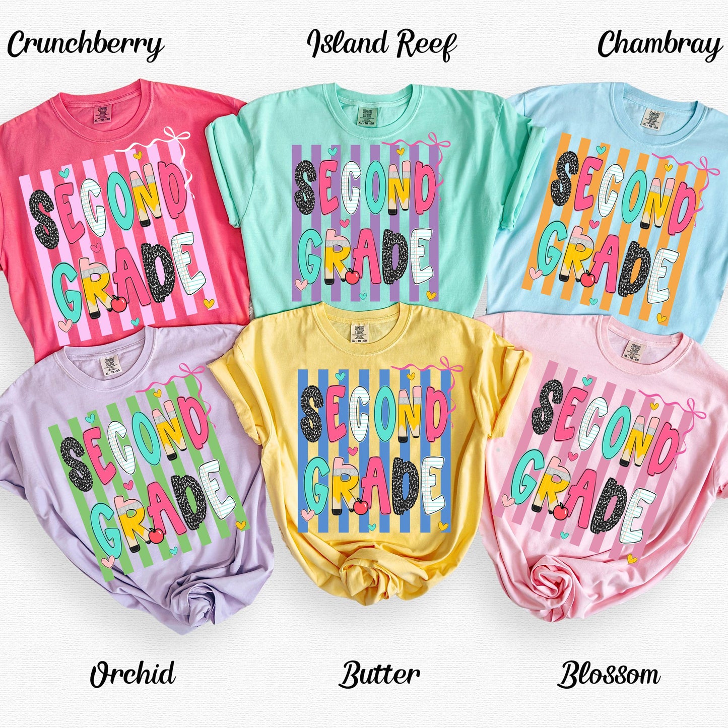 Second Grade Teacher Shirt