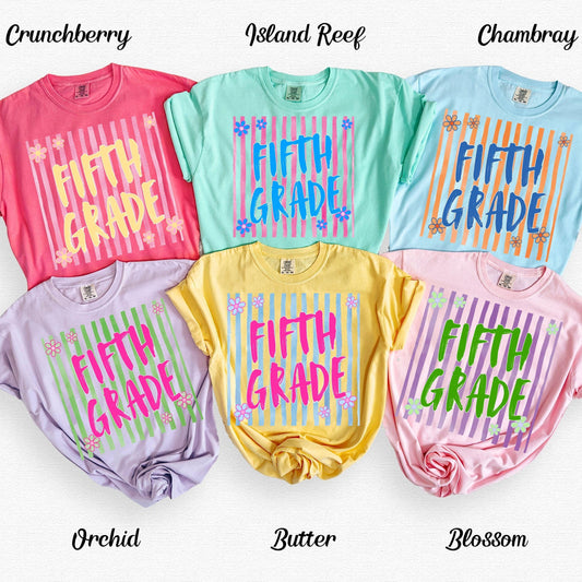 Fifth Grade Teacher Shirt