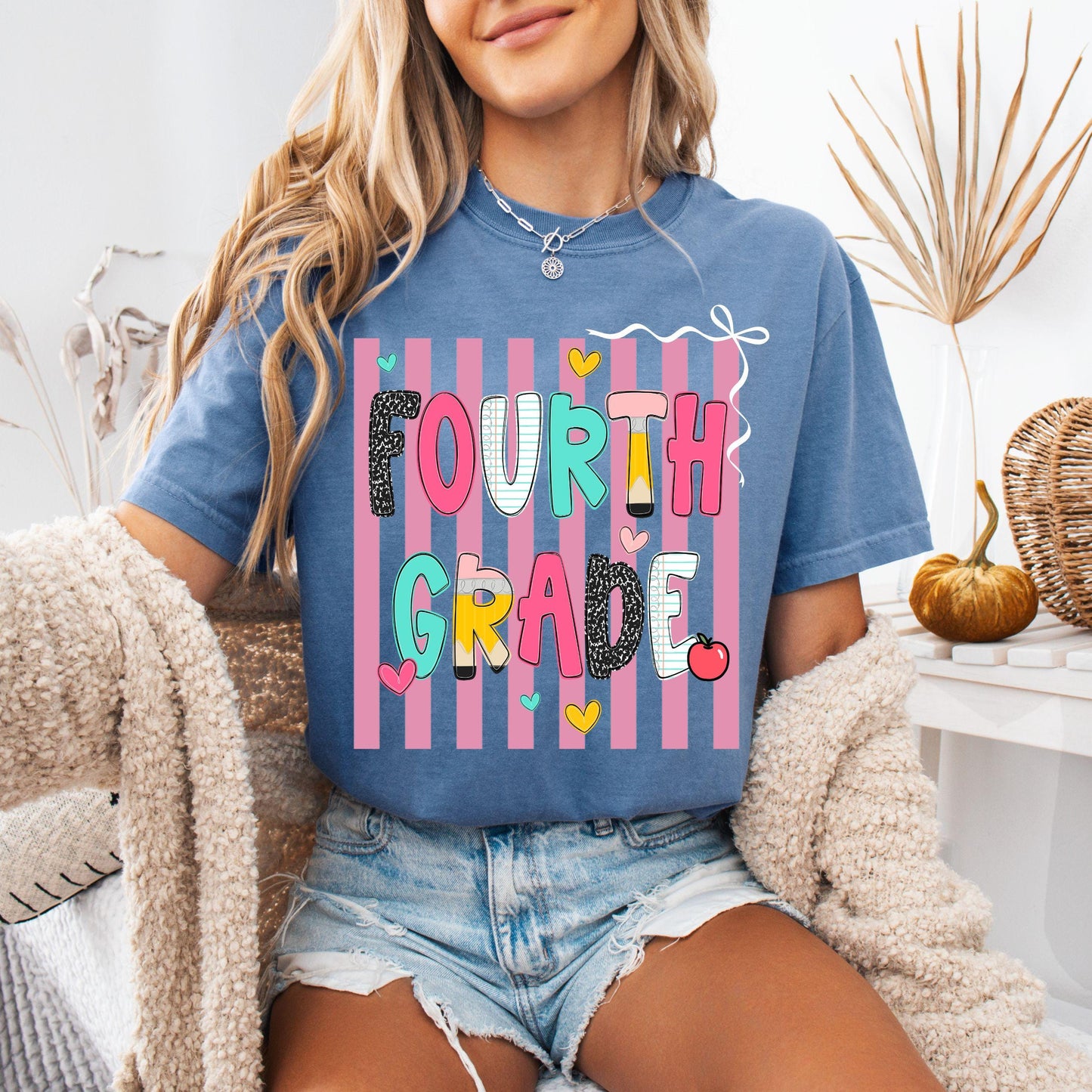 Fourth Grade Teacher Shirt