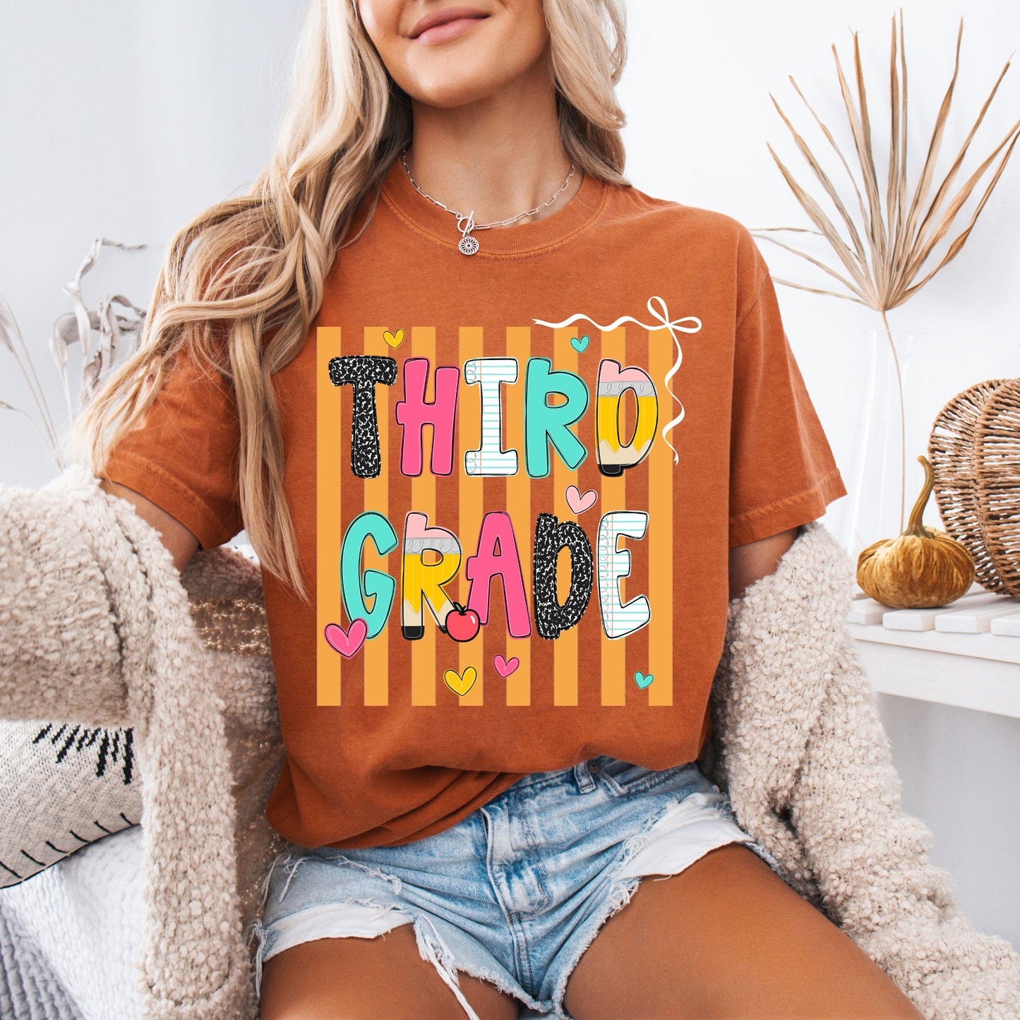 Third Grade Teacher Shirt