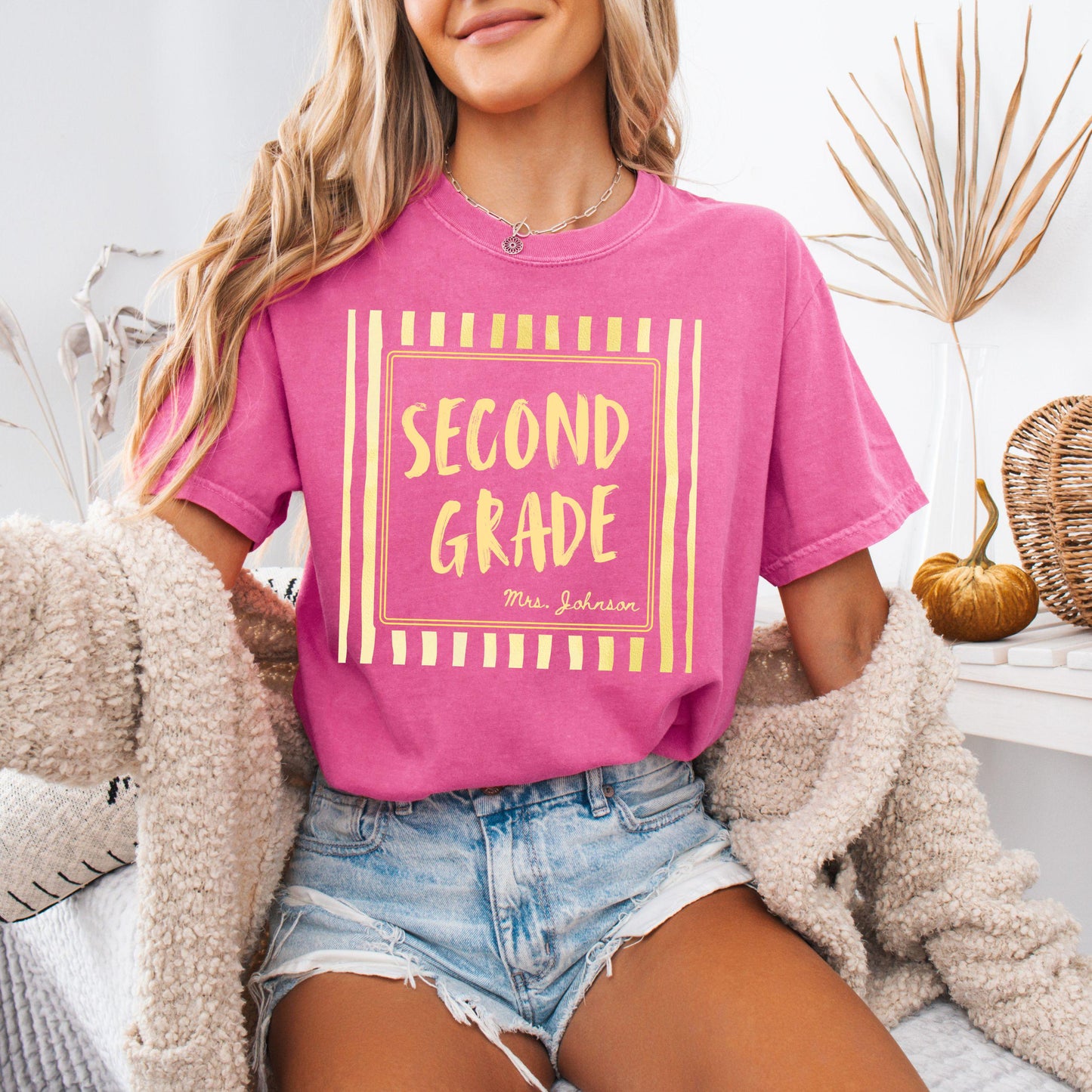 Custom Second Grade Teacher Shirt