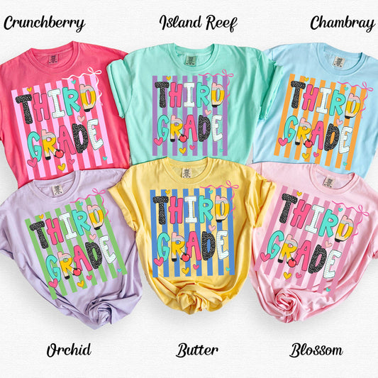 Third Grade Teacher Shirt
