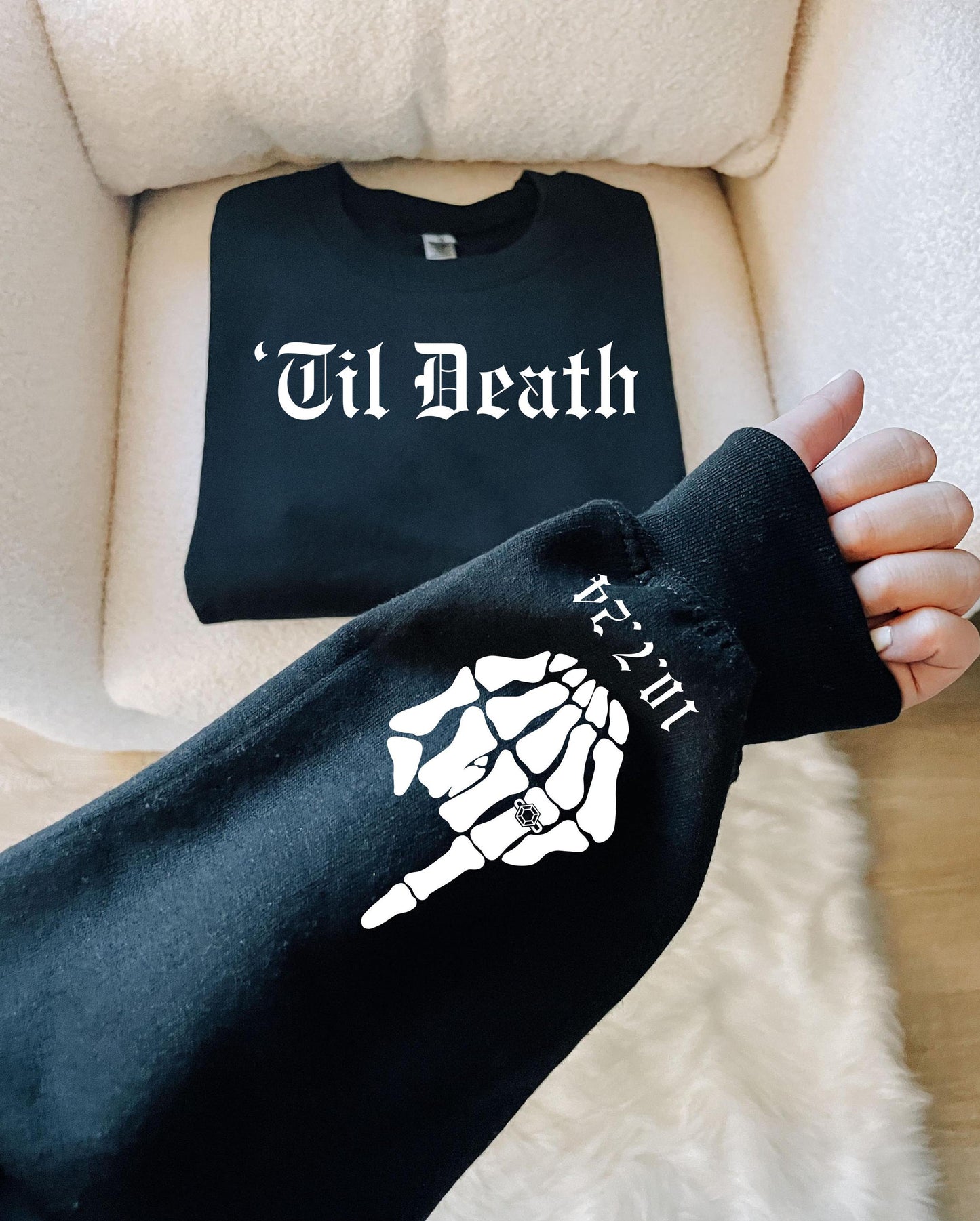 Til Death Mr and Mrs Sweater