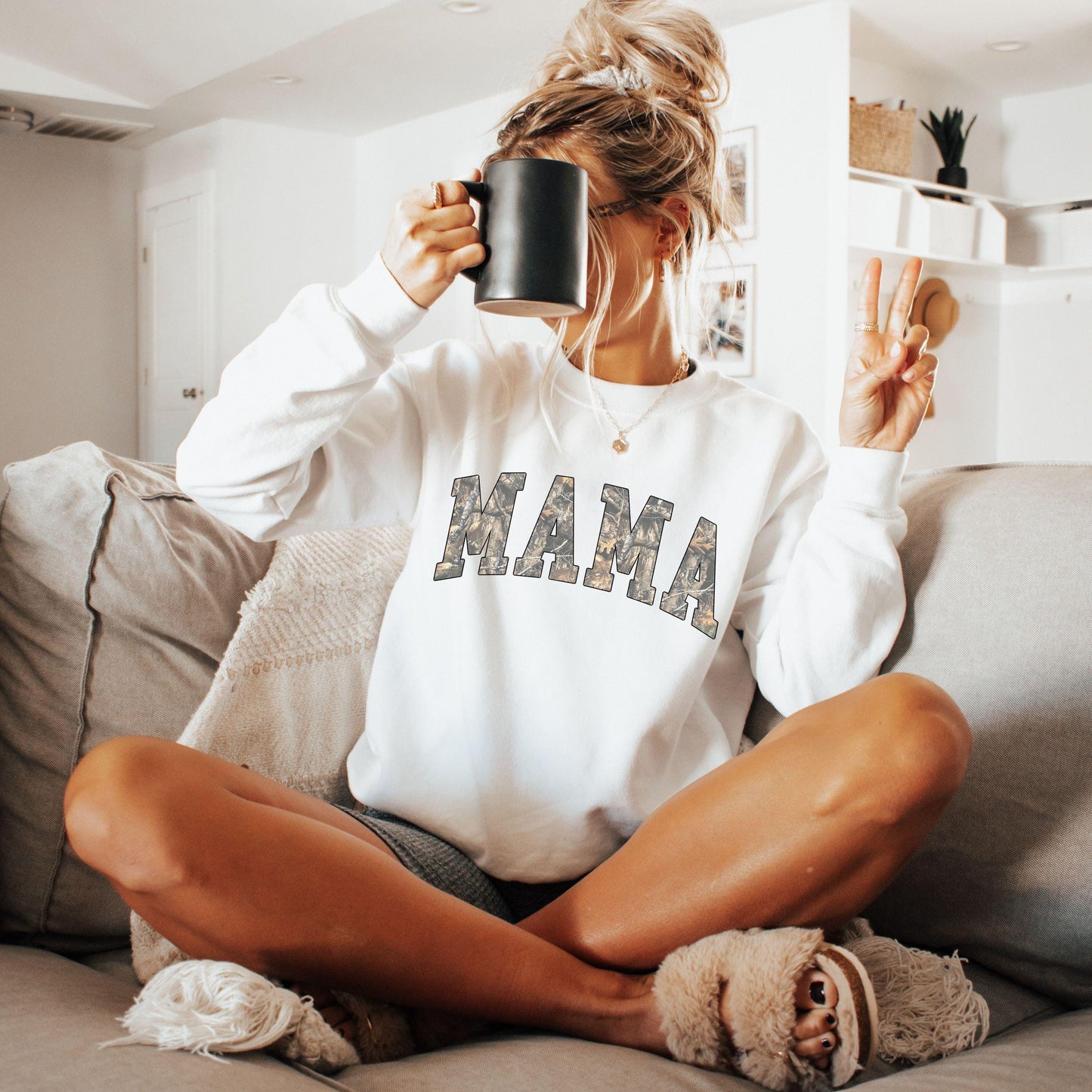 Custom Mama Camo Sweatshirt