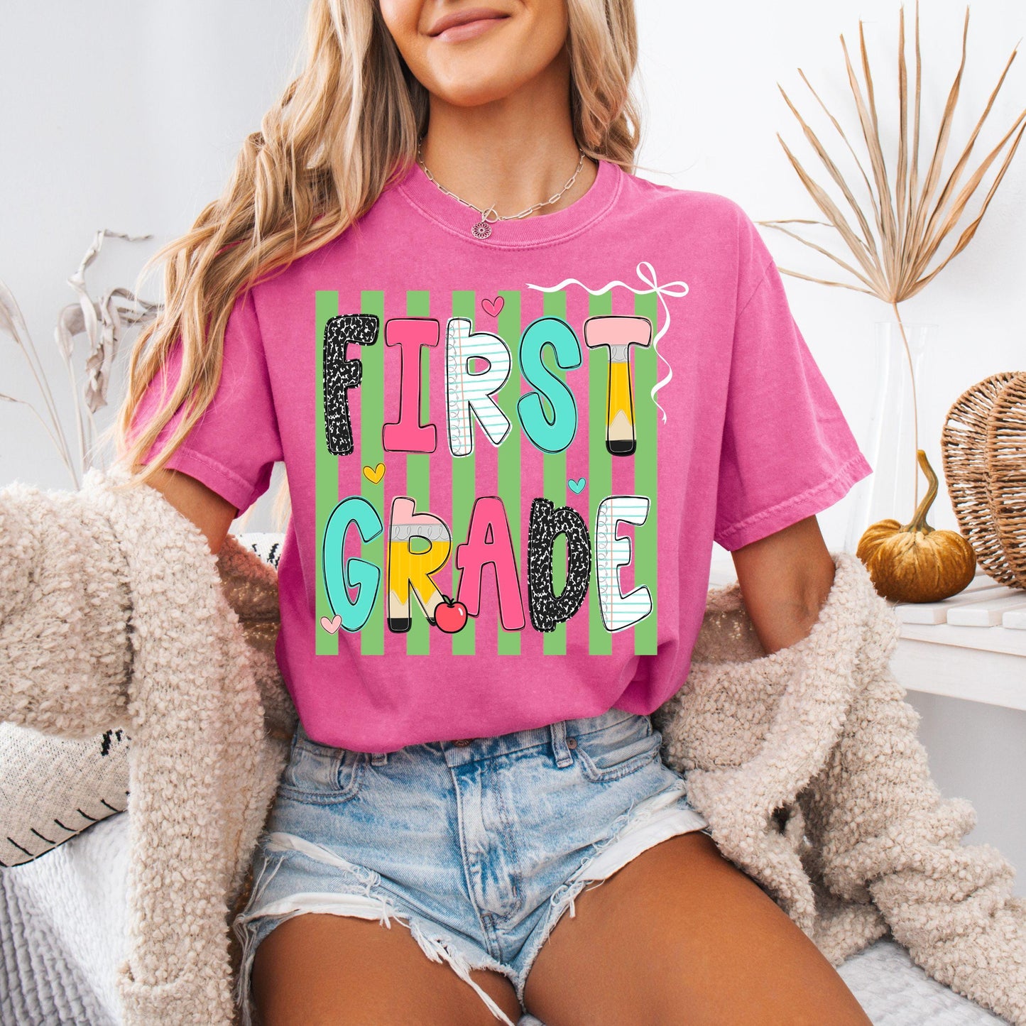 First Grade Teacher Shirt