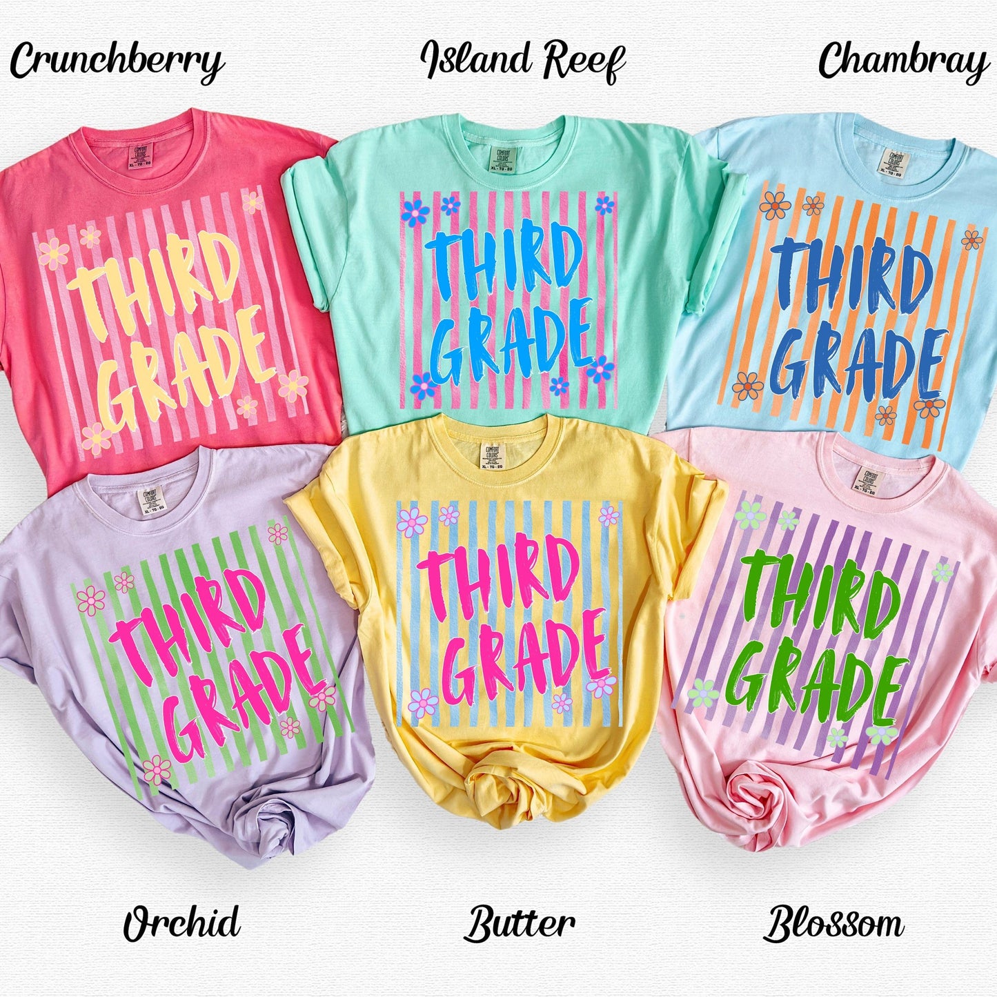 Third Grade Teacher Shirt