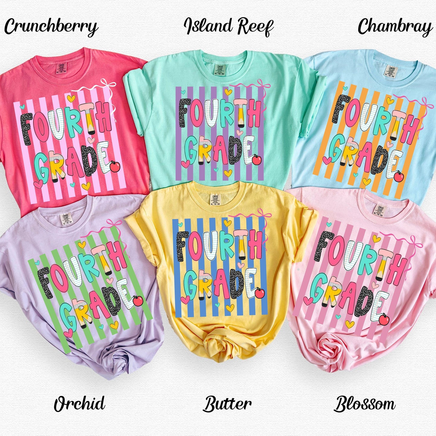Fourth Grade Teacher Shirt