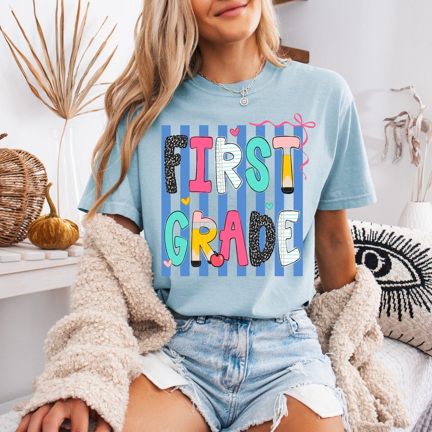 First Grade Teacher Shirt