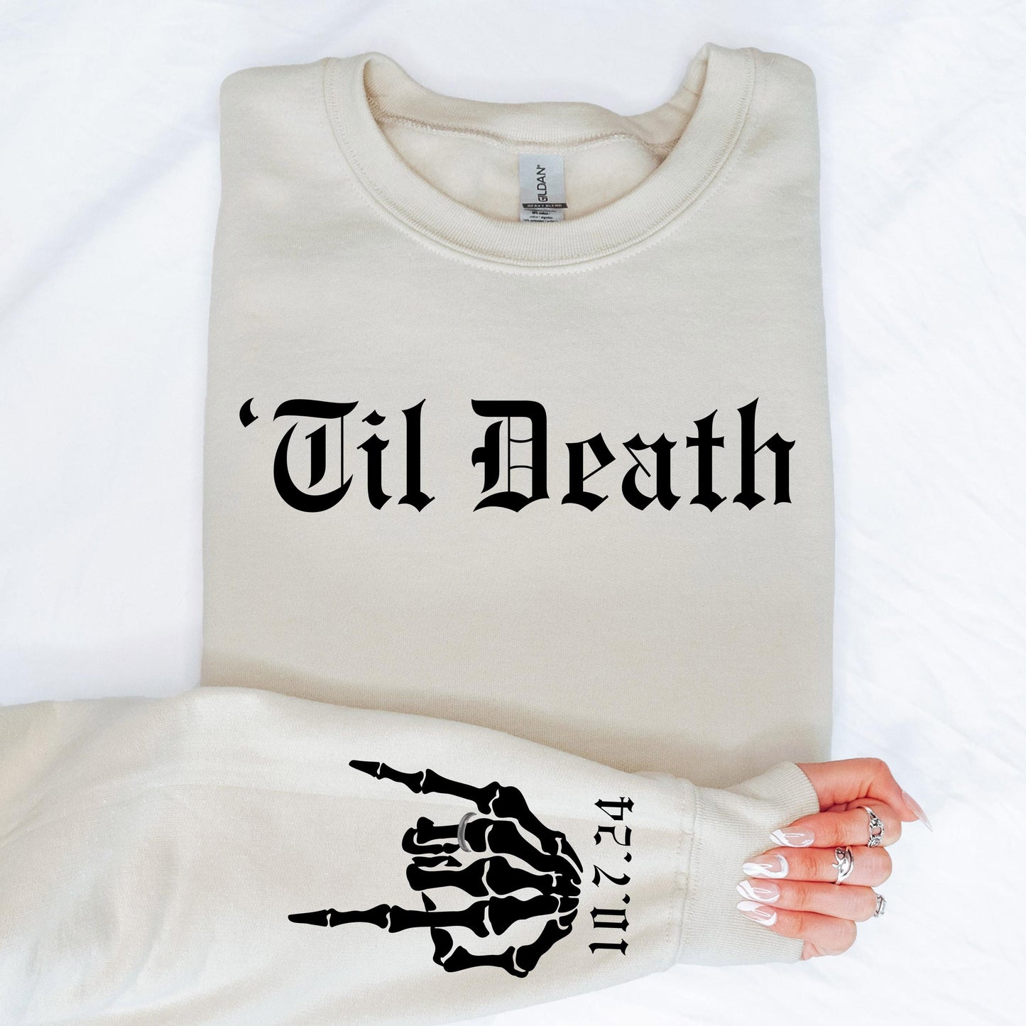 Til Death Mr and Mrs Sweater