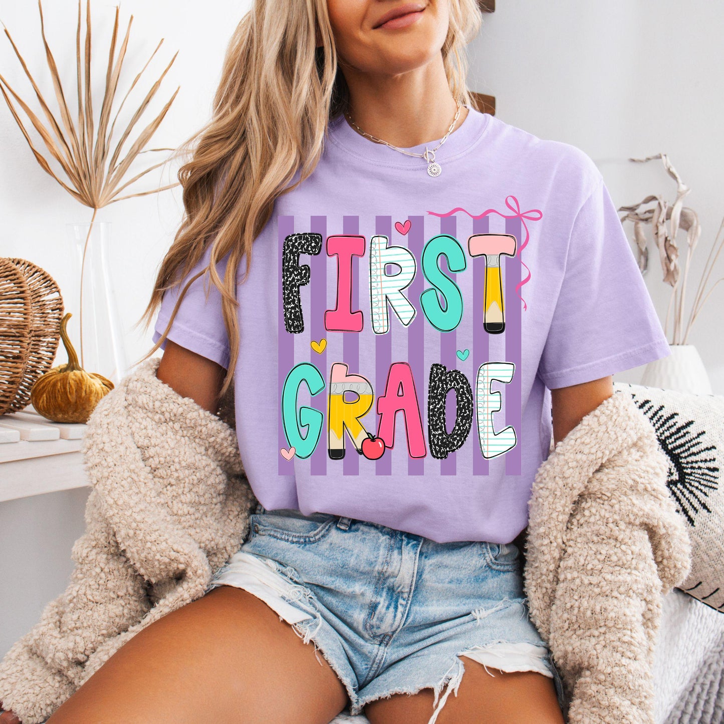 First Grade Teacher Shirt