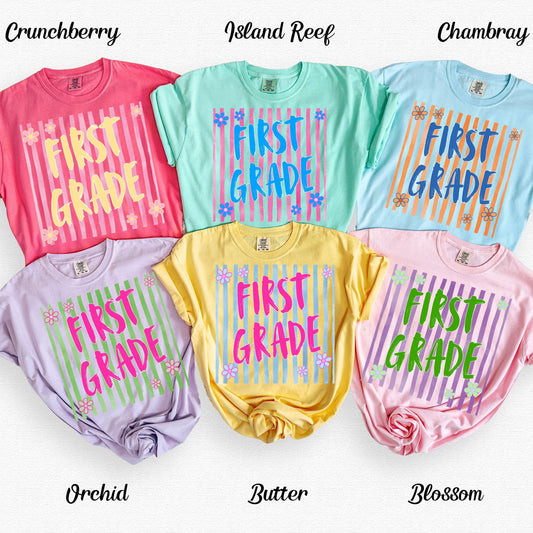 First Grade Teacher Shirt