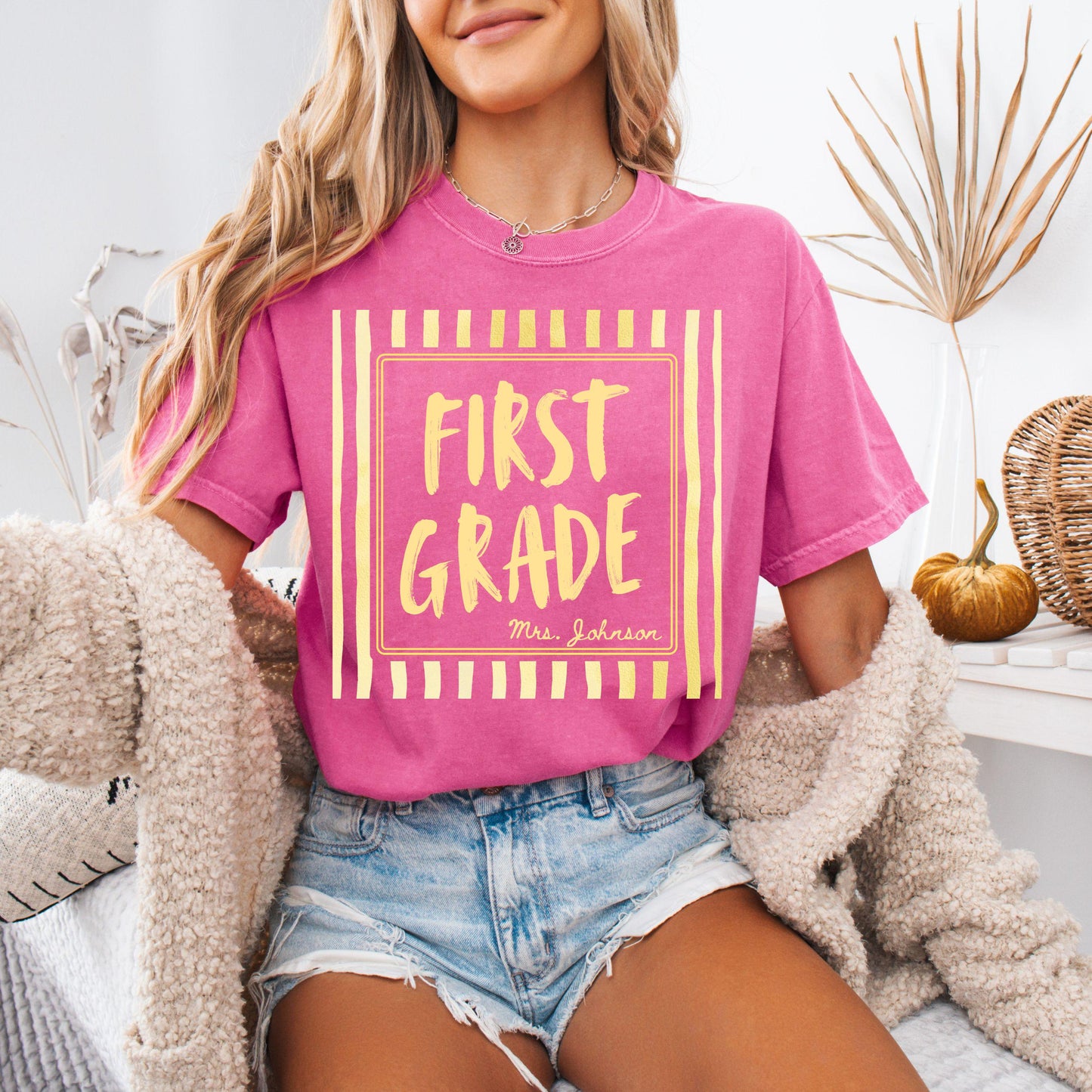 Custom First Grade Teacher Shirt